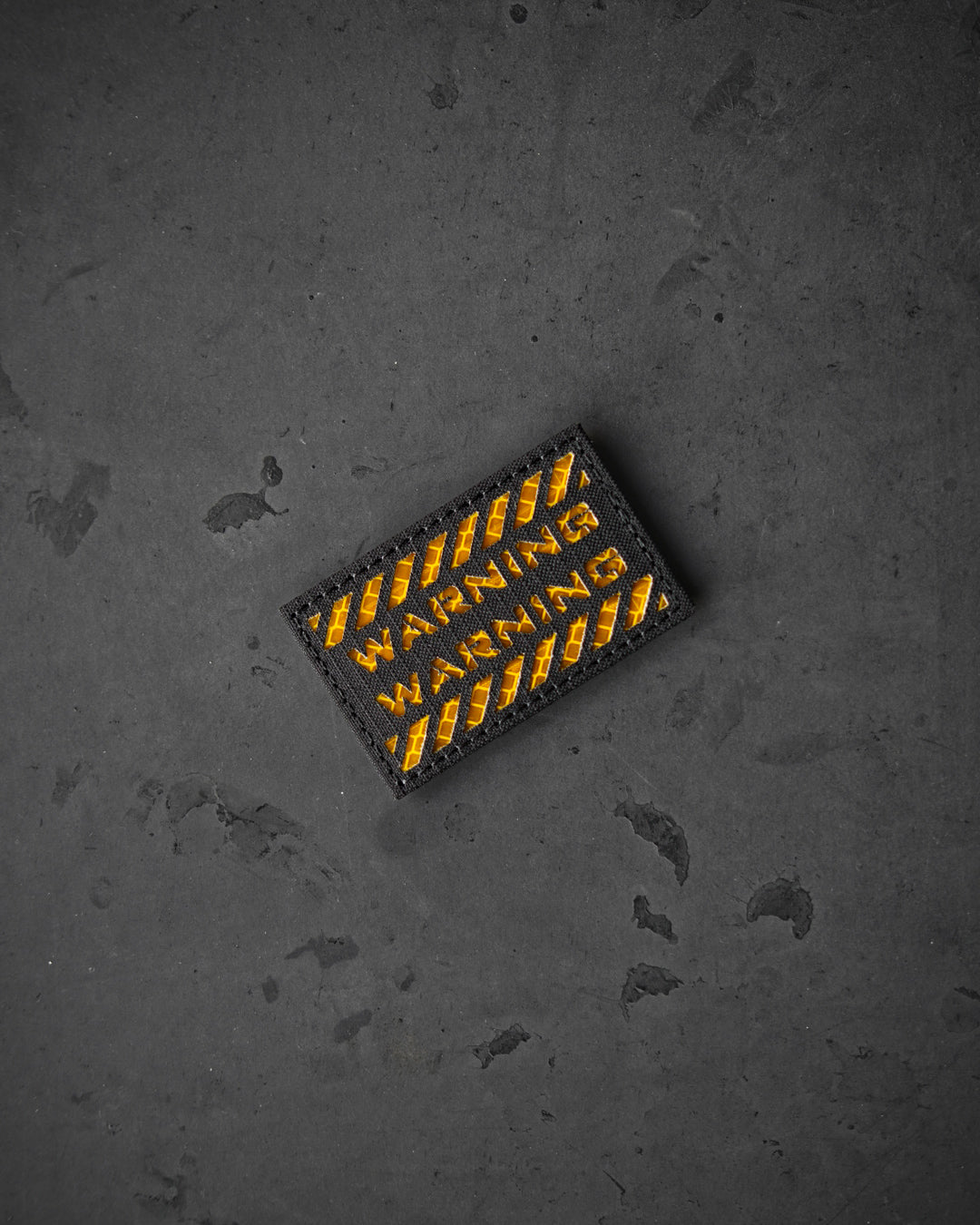 WARNİNG PATCH - 5X8 -SARI